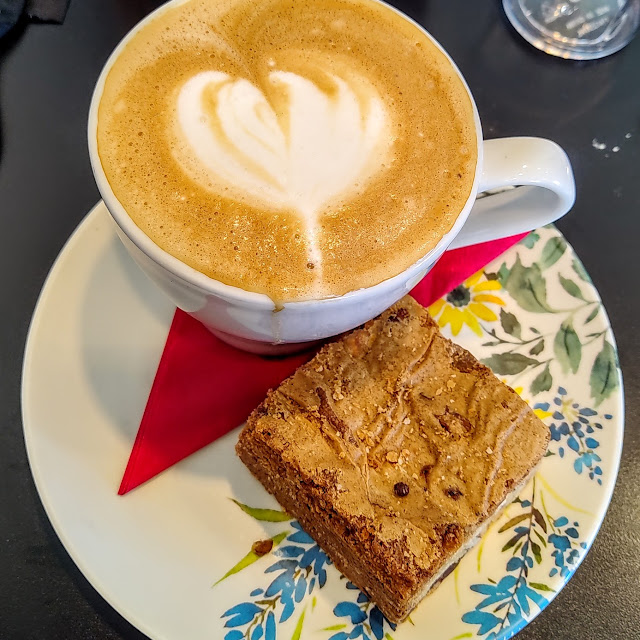 Latte and Brownie