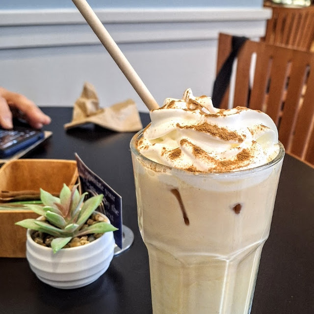 Spiked Iced Eggnog