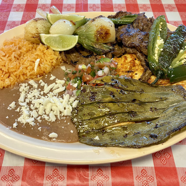 Carne Asada with Mexican Sides