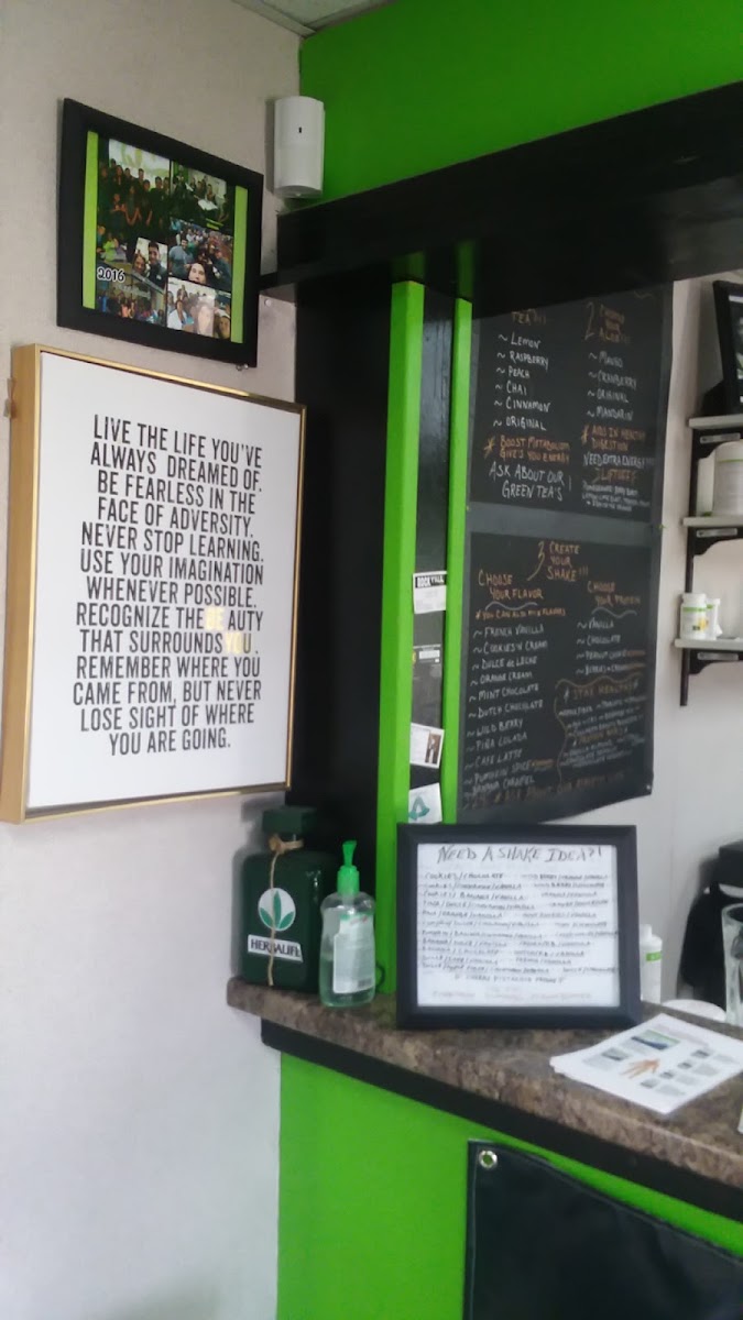 Life After Nutrition menu board