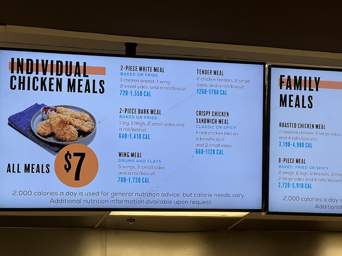Burns Bistro menu board