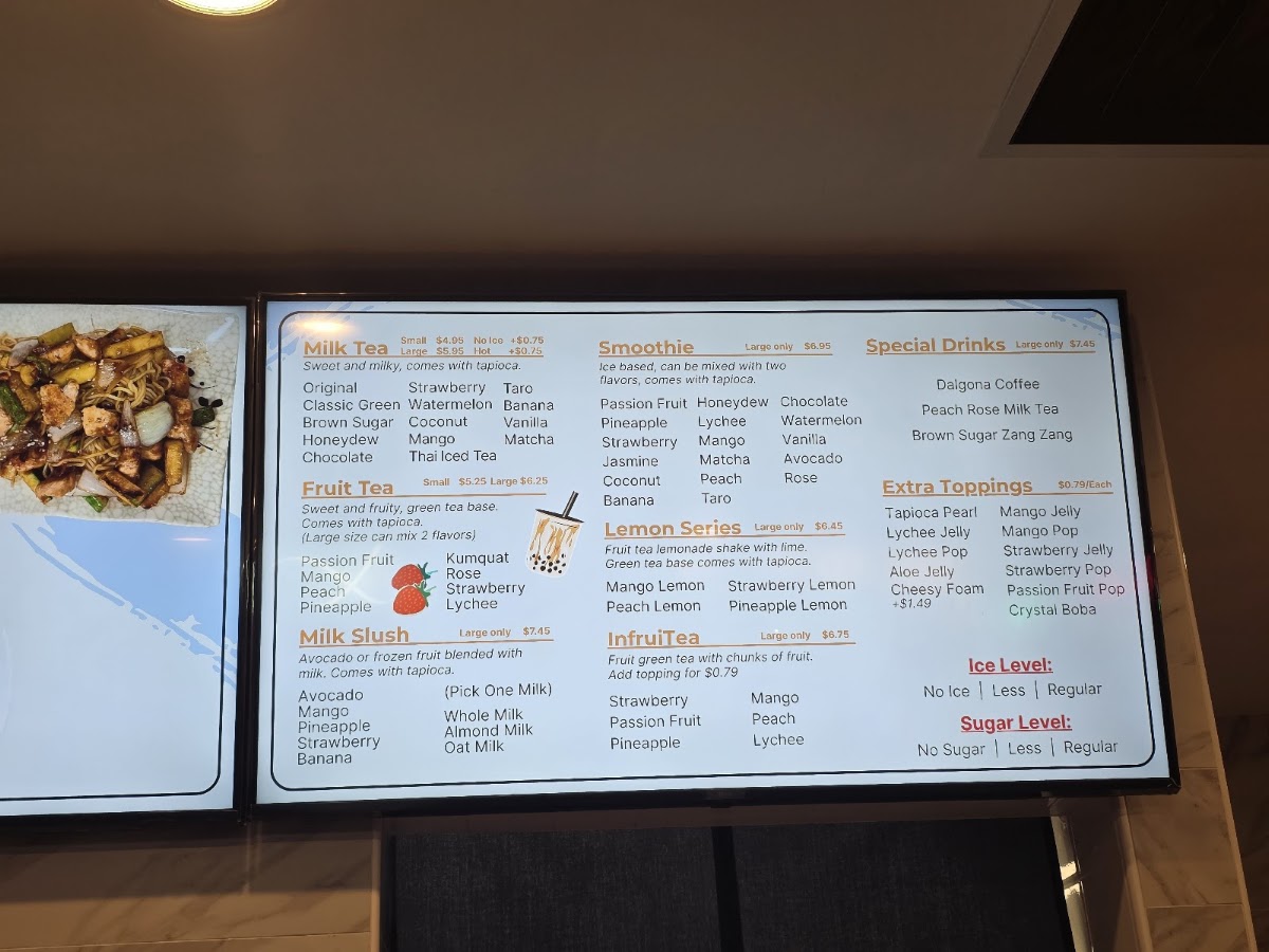 Kyushu menu board