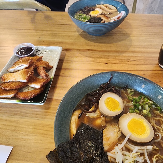 Ramen Noodles and Chicken Katsu