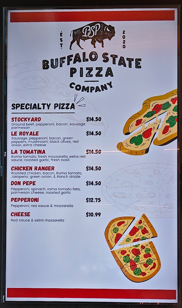 City Market Food Hall menu board