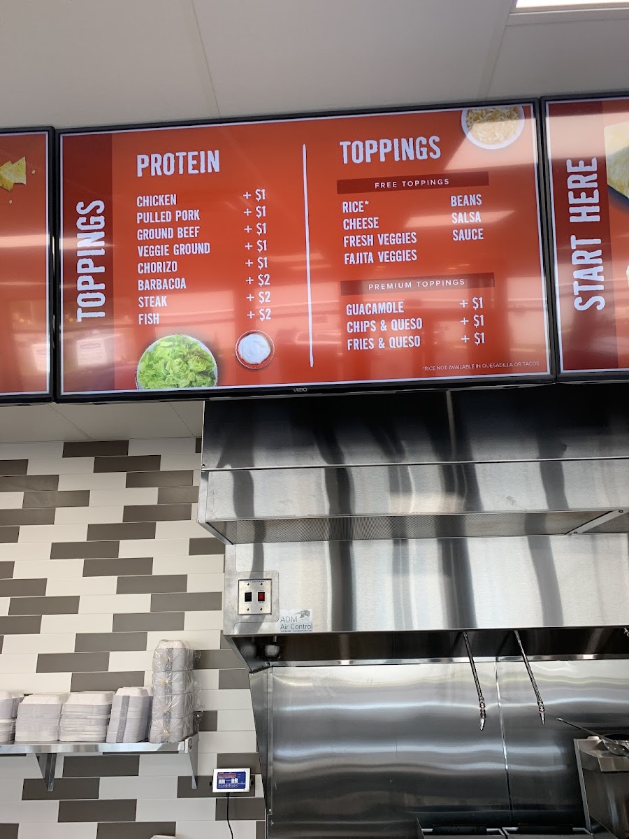 MI - Howell menu board