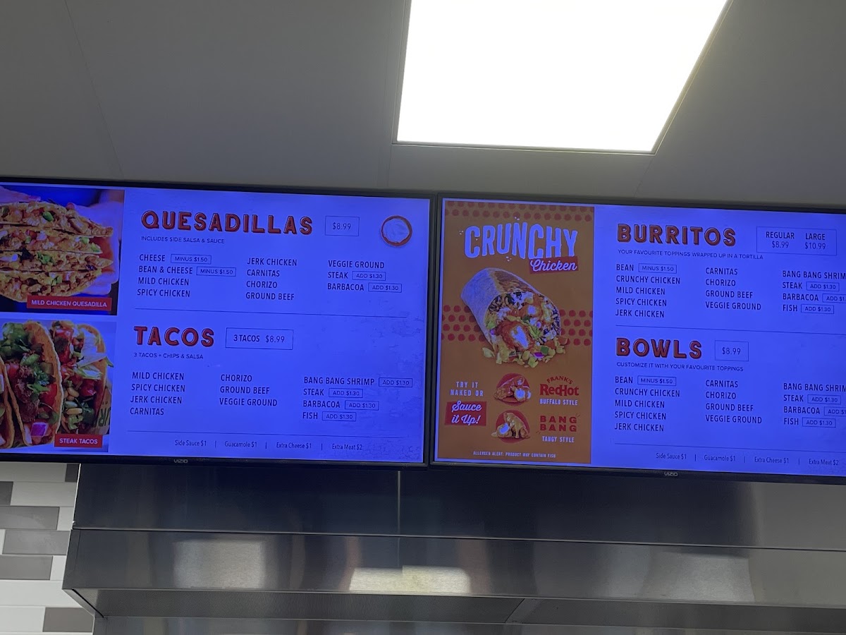 MI - Howell menu board