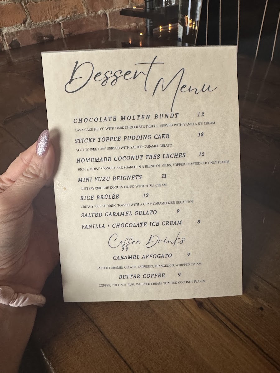 B.I.B - Better in Bethel Restaurant menu board