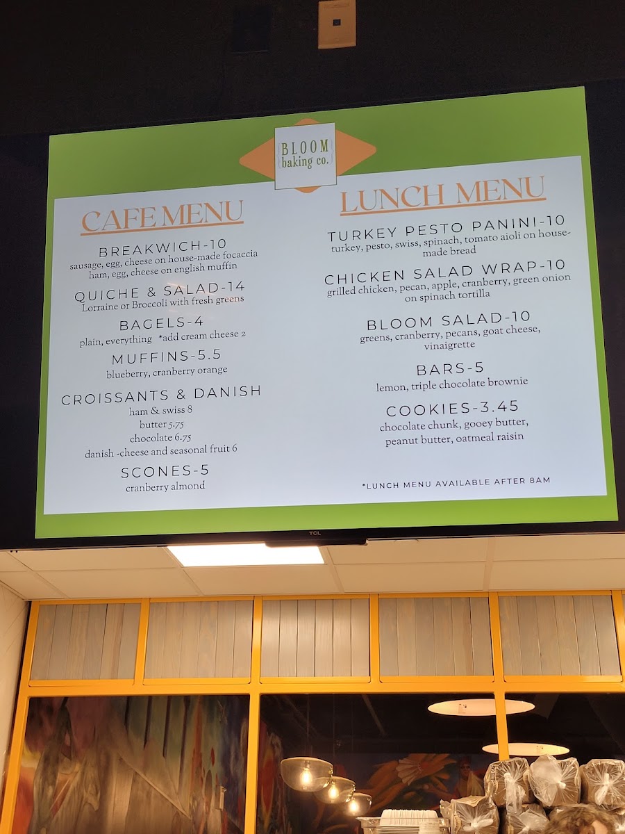 Made of KC Food Hall menu board