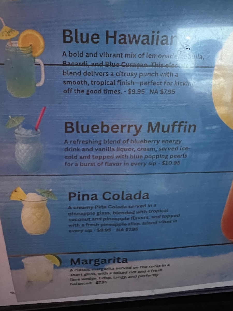 Moe's Burgers & Brews menu board