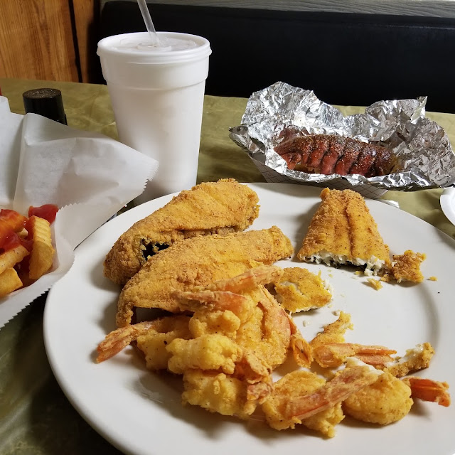 10 Oysters 8 Shrimp & Fries