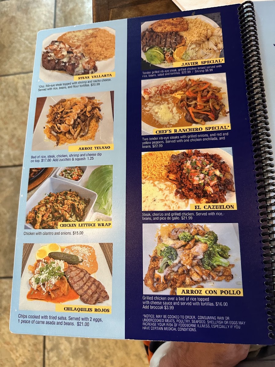 Taco Mexicalis New Town menu board