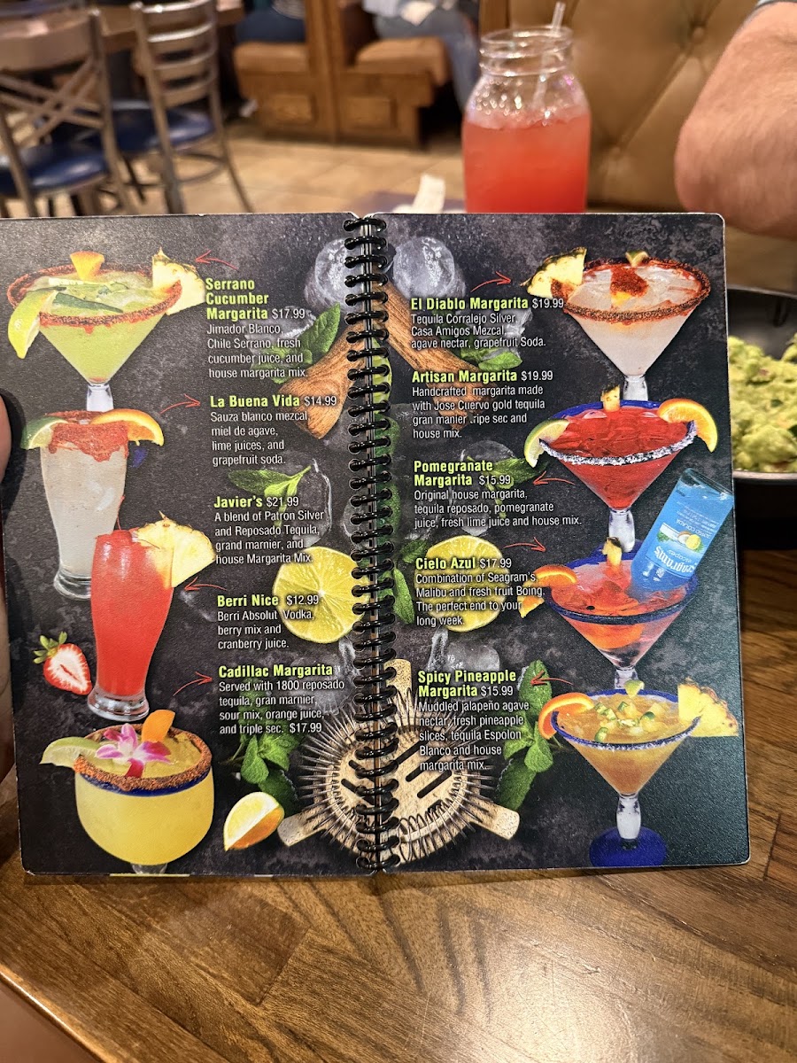 Taco Mexicalis New Town menu board