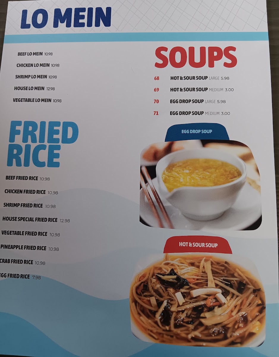 Japanese Poke & Sushi Restaurant menu board