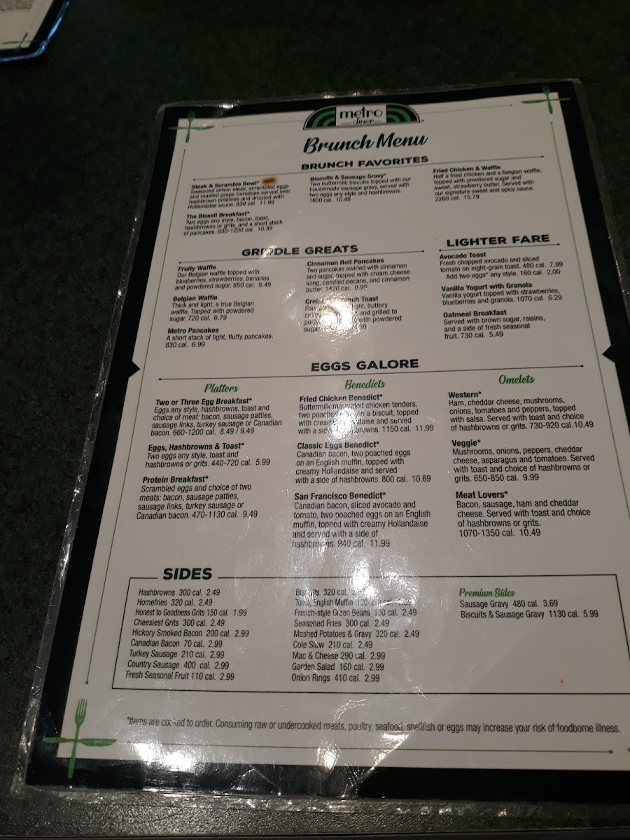 Kash's Cafe menu board
