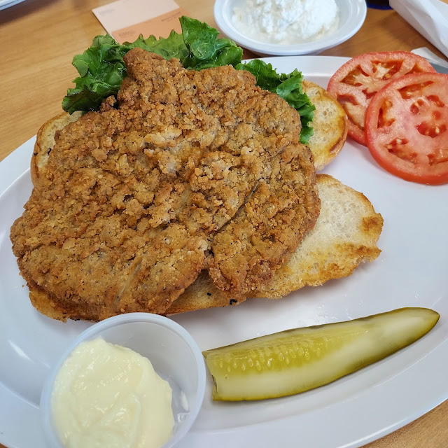 Fried Pork Tenderloin Sandwich