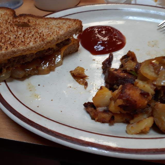 Home Fries and a Patty Melt