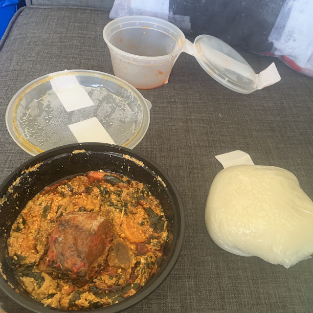 Amala Gbegiri & Ewedu
