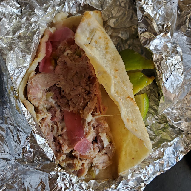 Carne Adovada Breakfast Taco