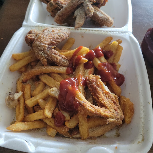3 Piece Whole Wings and Fries