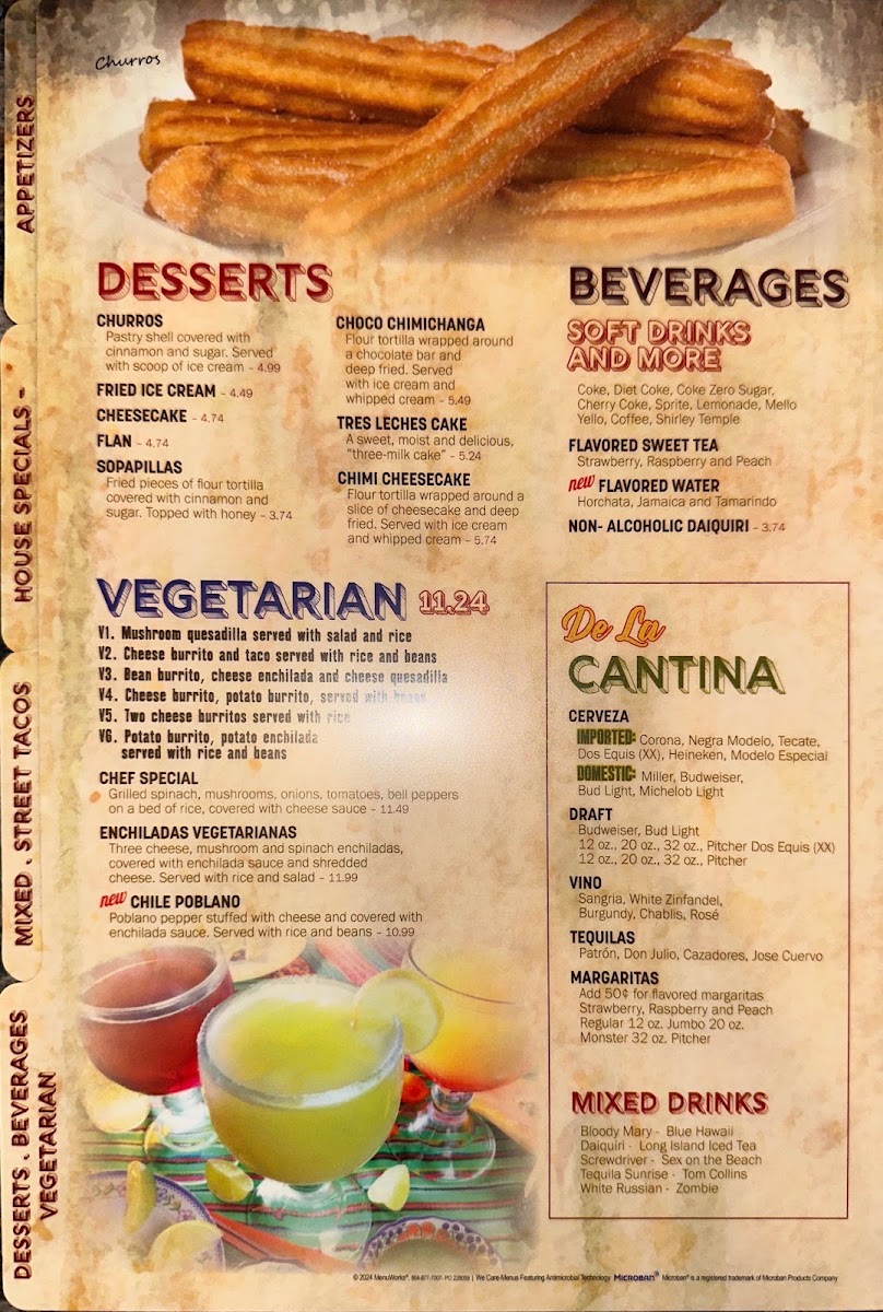 Plaza Maya 2 menu board