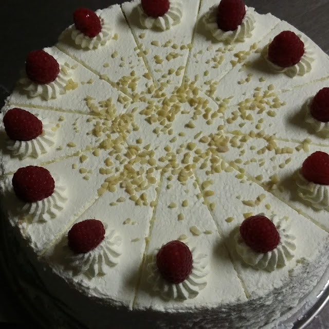 Joghurt Himbeer Torte