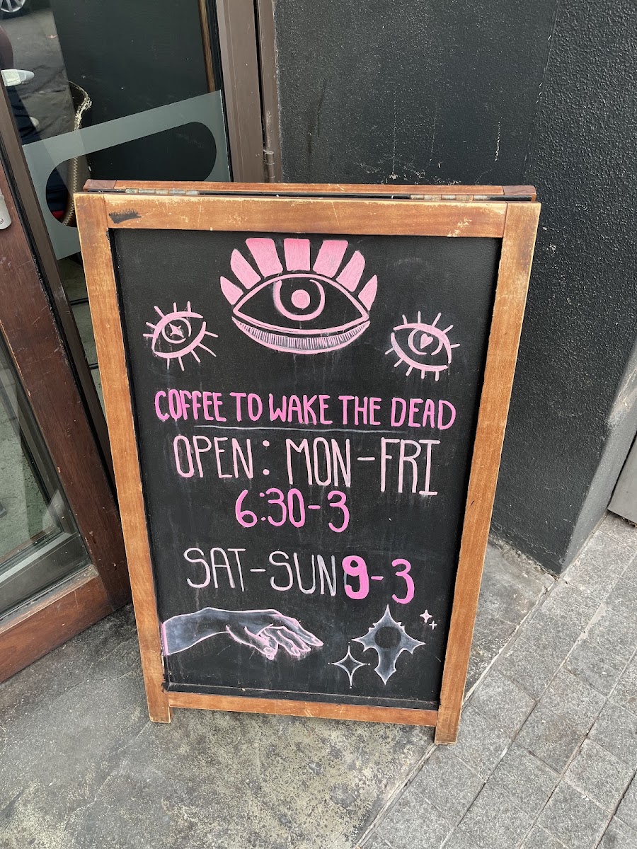 The Reaper by Anastasis menu board