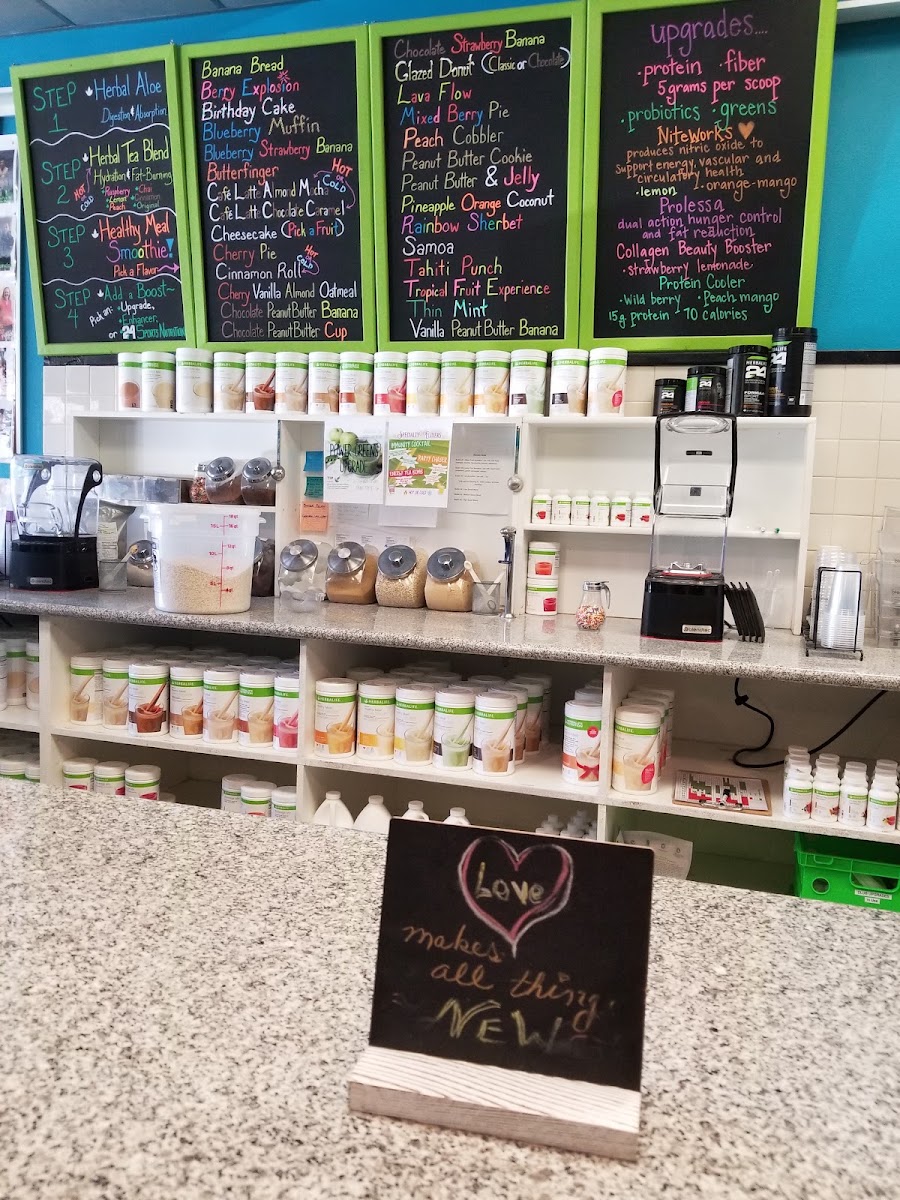 The Core menu board