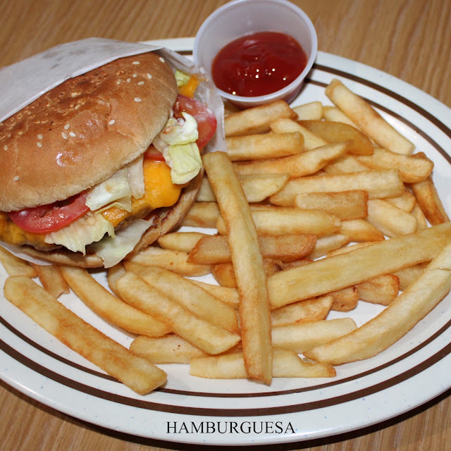 Hamburger Con Papas