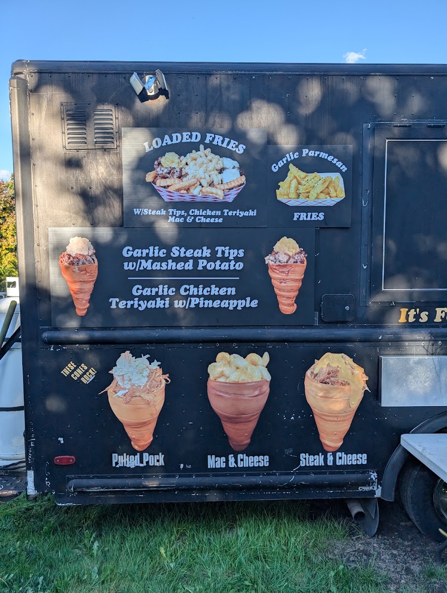 Get Loaded Foodtruck menu board