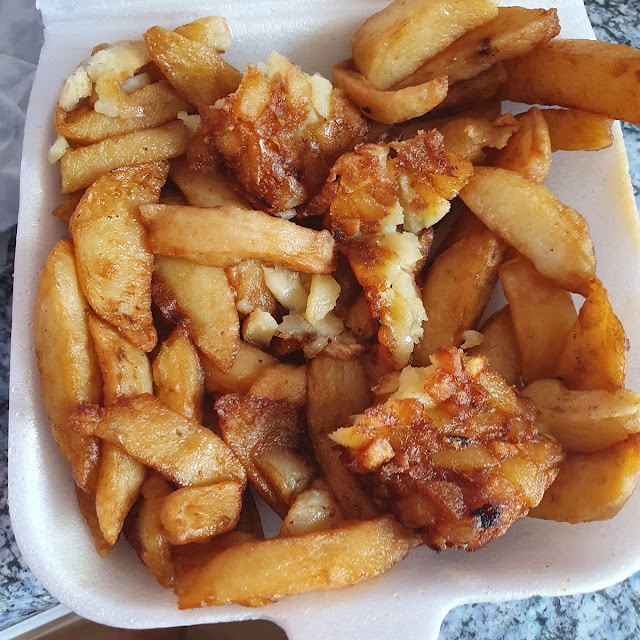 Chips and Hash Brown Swimming in Grease
