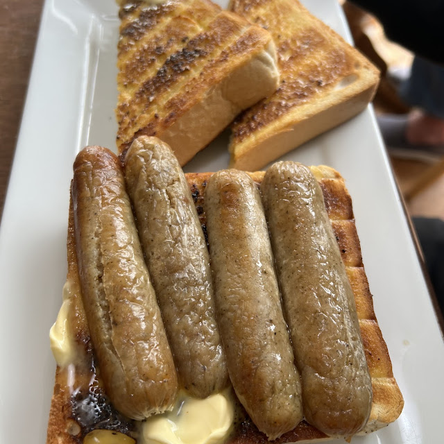 Sausage on Toast