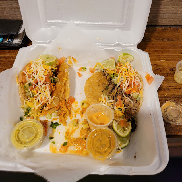 Chicken and Ground Beef Tacos