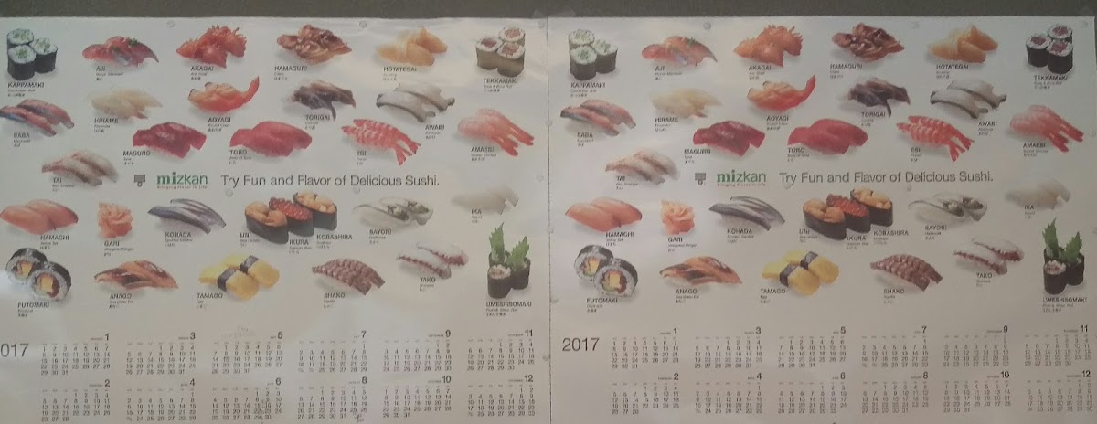 Asian Cafe menu board