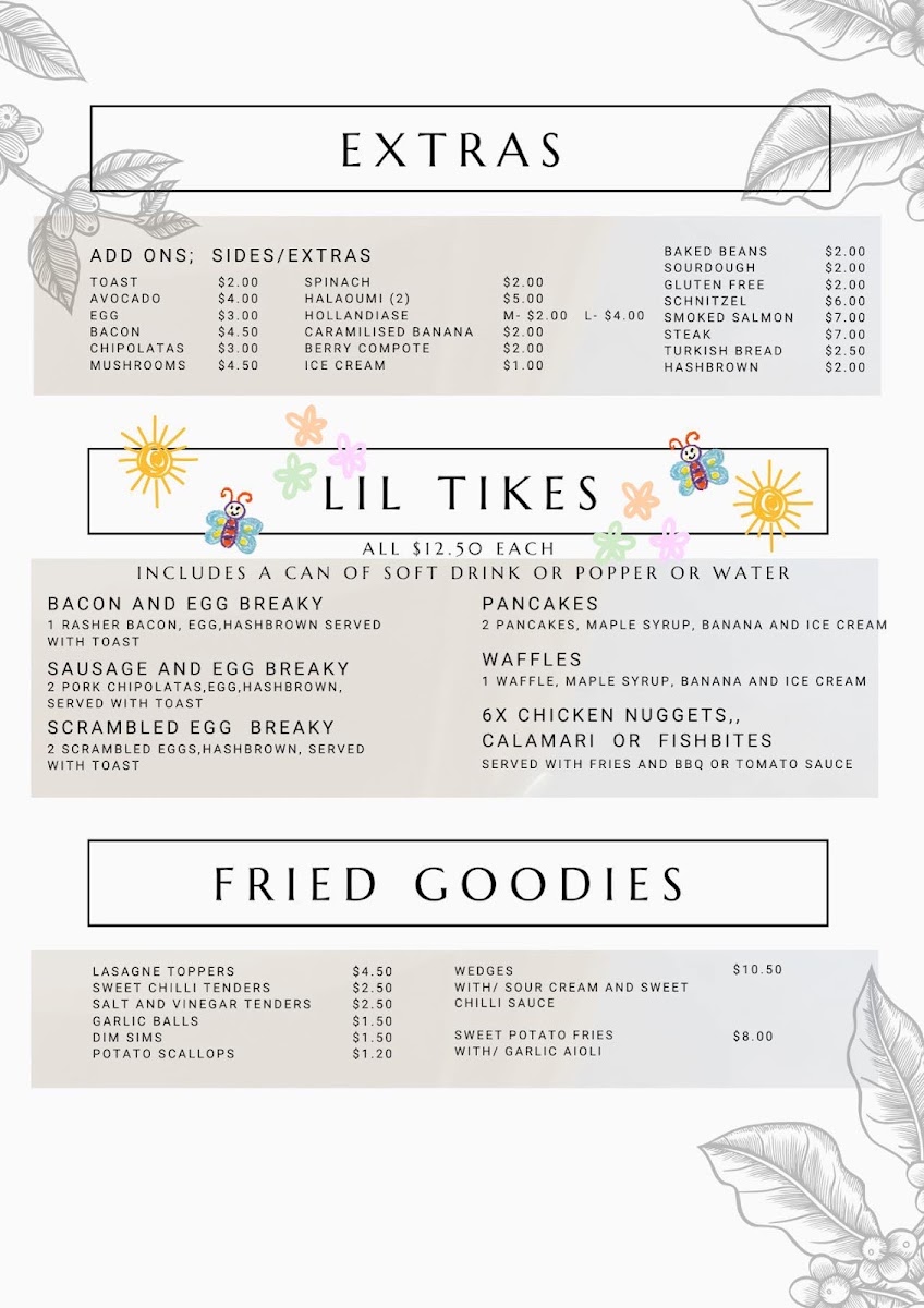 Brewlicious menu board