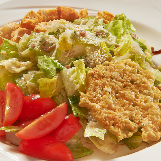 Crispy Parmesan Chicken Salad