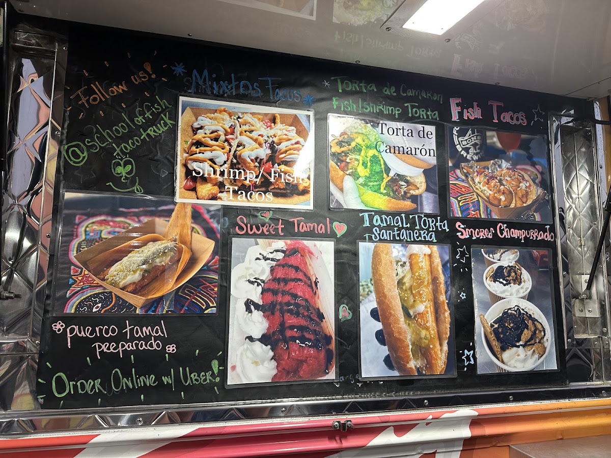 Playa Baby menu board