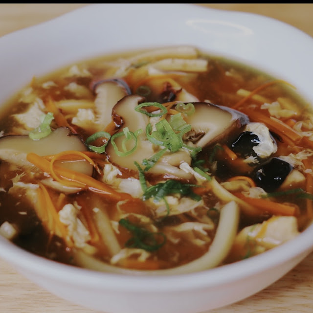 酸辣汤 hot & sour soup