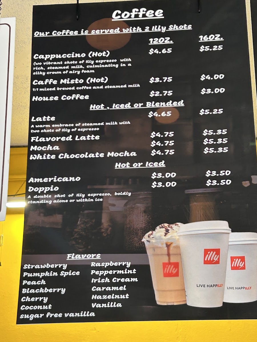 Taco Bout Gyro (Istanbul Gyro & Tacos (halal)) menu board