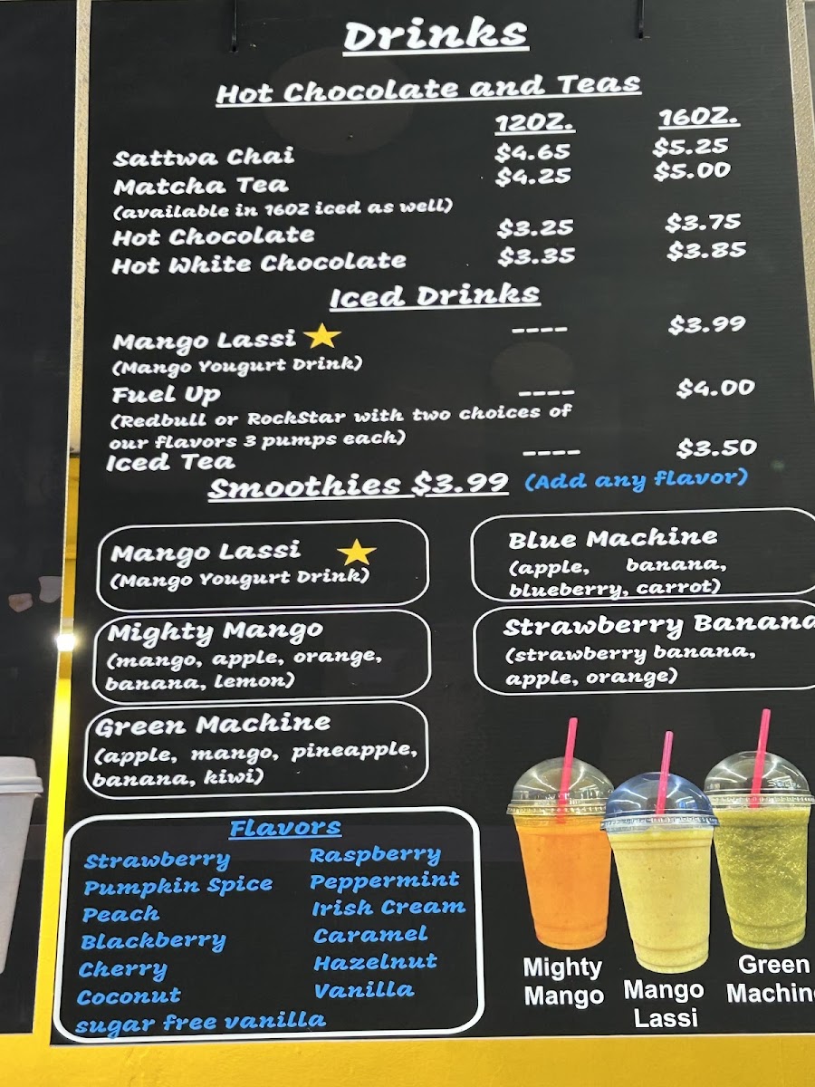 Taco Bout Gyro (Istanbul Gyro & Tacos (halal)) menu board