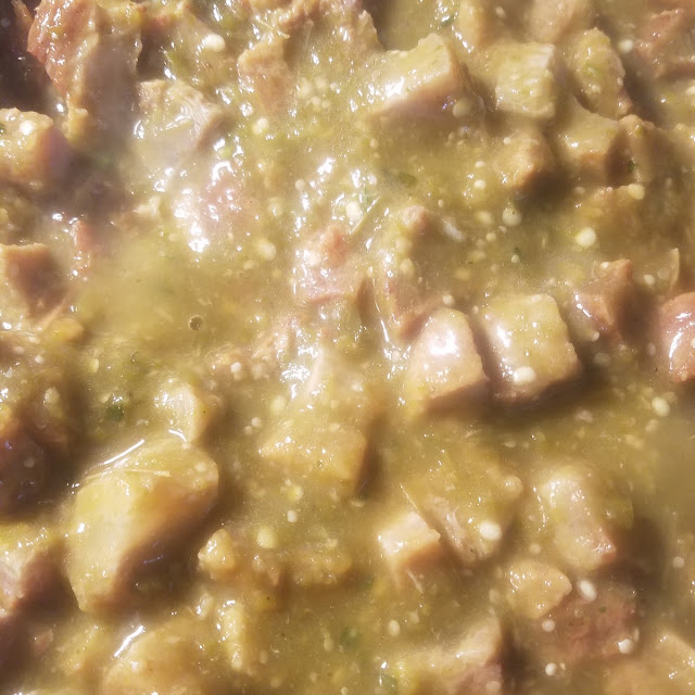 Chicharrón En Salsa Verde Taco