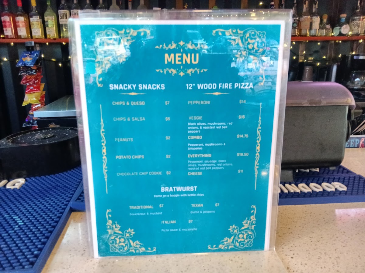 Templeton's menu board