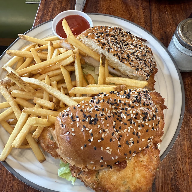 Giant Schnitzel Sandwich