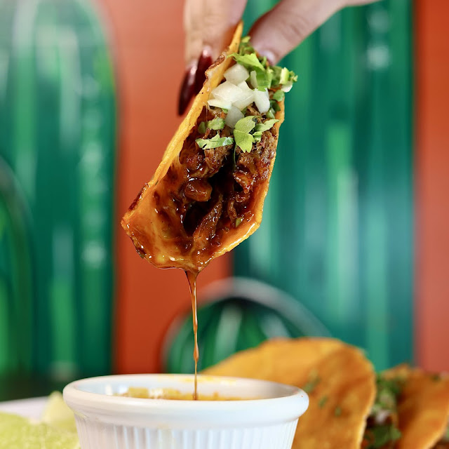 Tacos De Birria with Consome