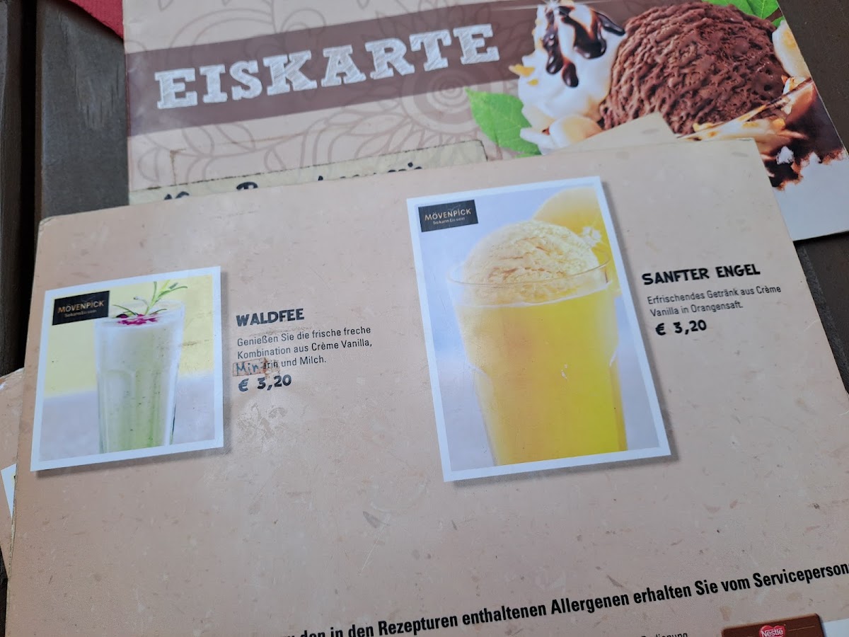 Café „Zum Steinhof“ menu board