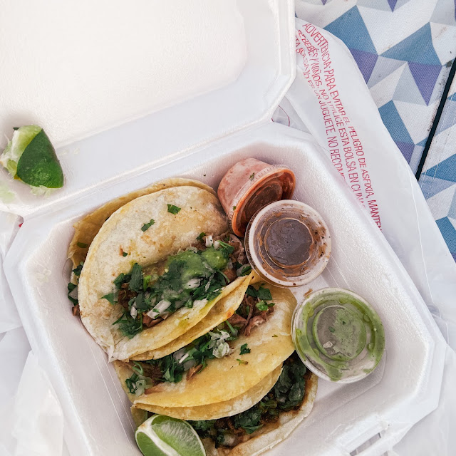 Assorted Meat Tacos with Cilantro