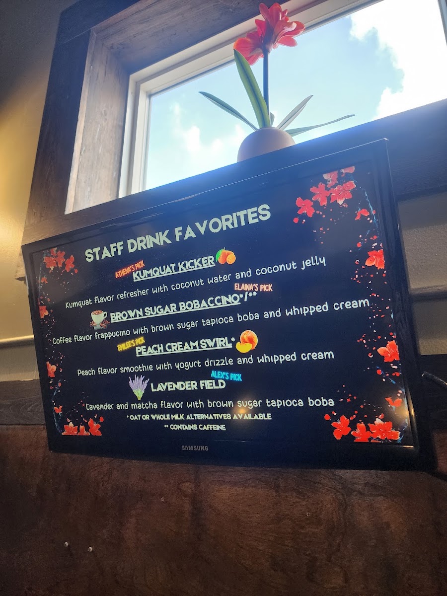 Epic Eatz menu board