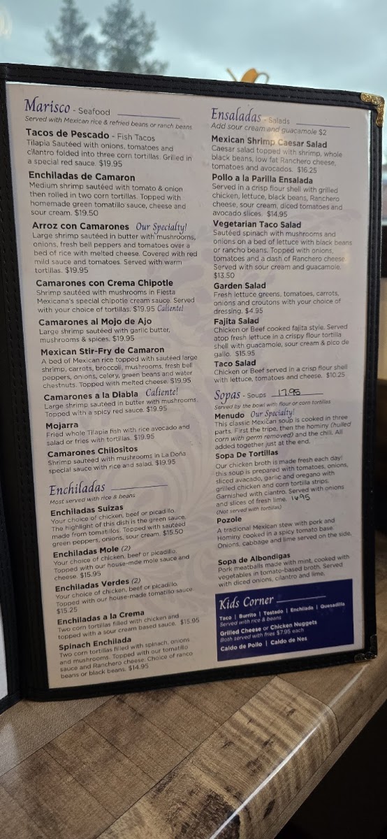 La Doña Cafecito | Mexican menu board