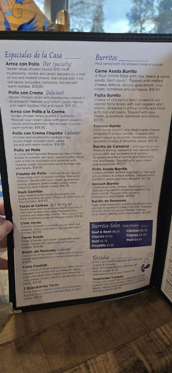 La Doña Cafecito | Mexican menu board