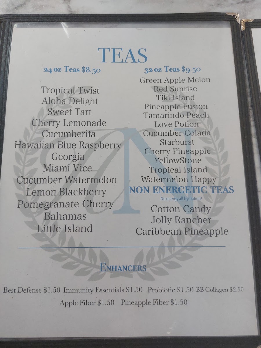 Herbalife Haltom Nutrition menu board