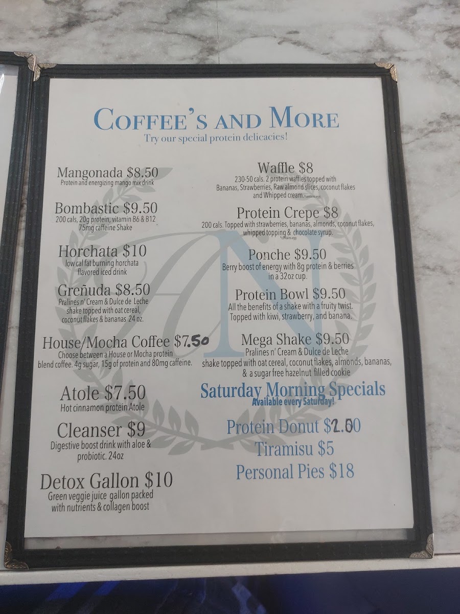Herbalife Haltom Nutrition menu board